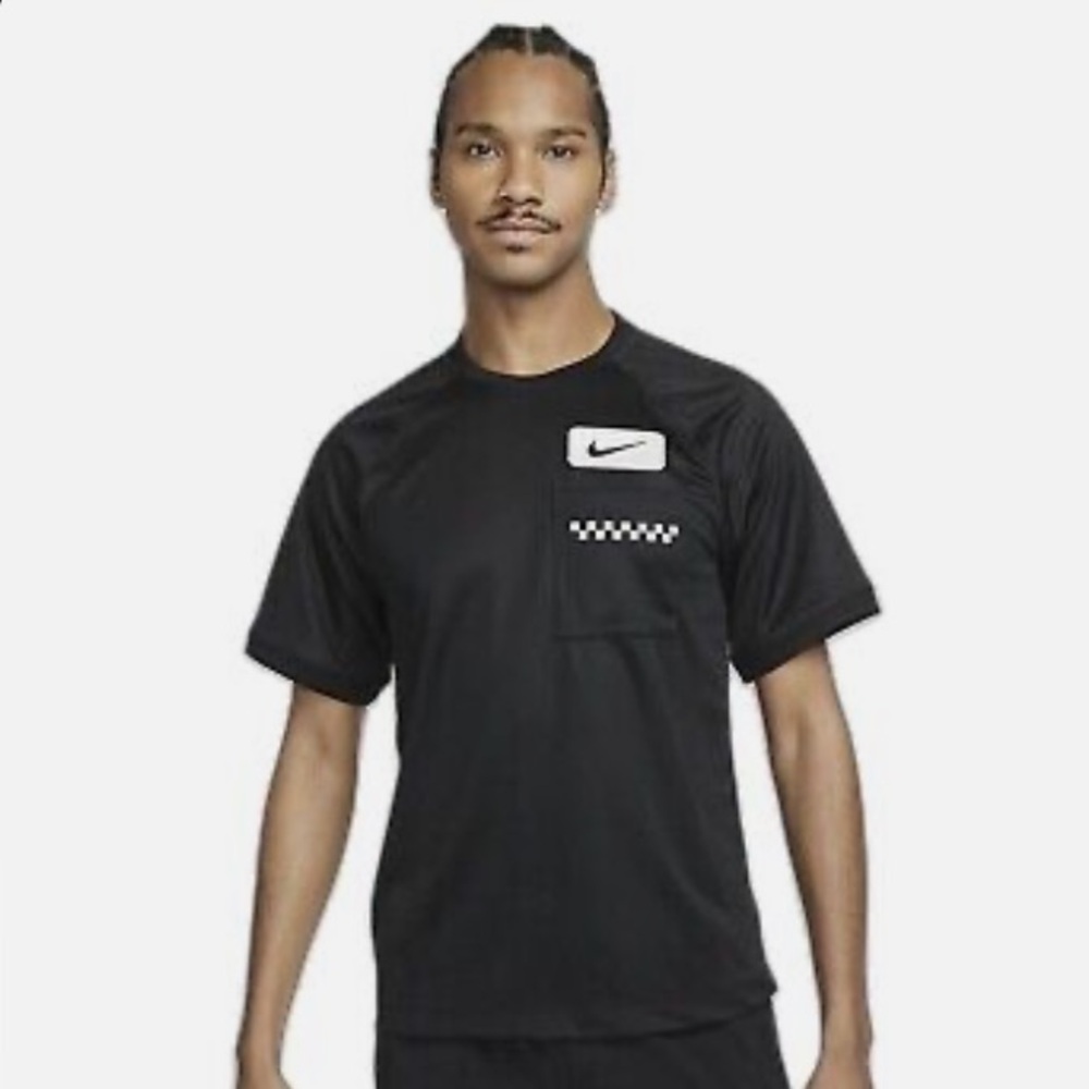 NWT Nike Men’s Dri-fit Dye Wild Card Training Shirt -Black/Pink/Black